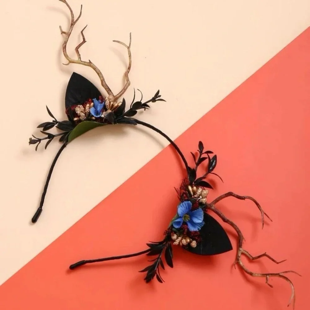 Antler Headband, Antler Headpiece, Christmas Antler, Antlers, Woodland Nymph